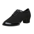 thumbnail image 2 of zapatos de baile a la moda para mujer, botas, zapatos cuadrados, zapatillas de deporte con aumento, botas para niñas, zapatos de suela blanda para mujer, fondo suave moderno, 2 of 5
