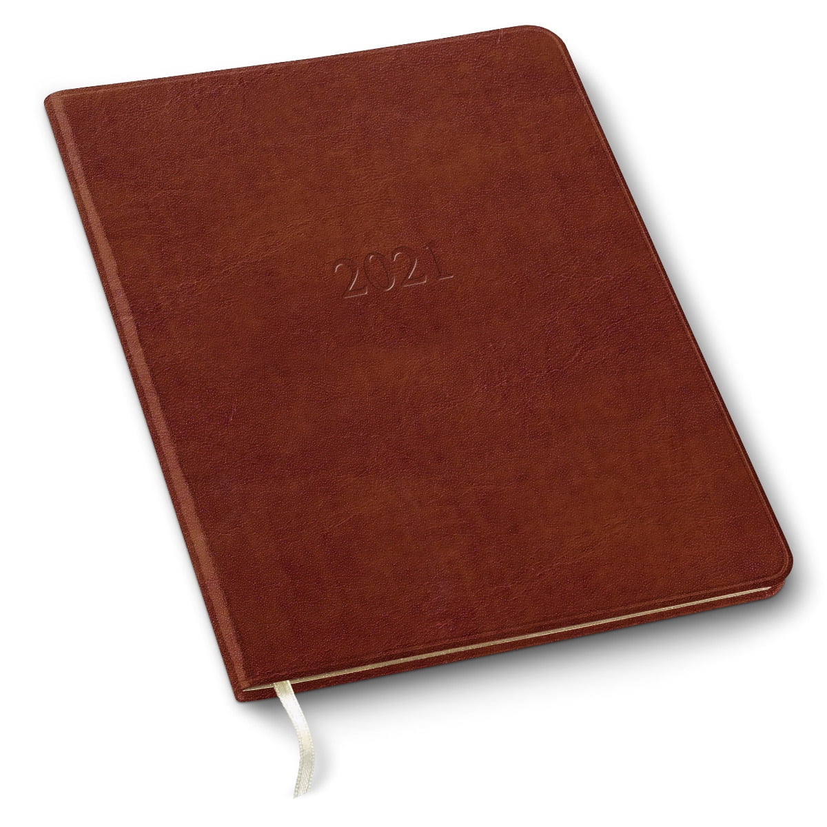 Leather 2021 Large Monthly Planner by Gallery Leather, 9.75" x 7.5", 96