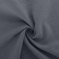 thumbnail image 3 of CFLVAEK Wide Leg Trouser Style Cotton Linen Pants for Petite Women with Elastic High Waist Petal Shaped Cuff Pant Baggy Solid Pocket Beach Trousers Loose Tall Length Lounge Pants S Gray, 3 of 7