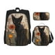 thumbnail image 1 of Balery Black Cat in Wildflowers Mochila Escolar 3 en 1 para Niños - Mochila Resistente con Lonchera Térmica y Estuche - Mochila Escolar para Niños y Niñas, 1 of 7