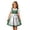 00-Green284, variant on Lullu Girls Oktoberfest Party Striped Bavarian Dirndl Dress with Apron, Black, Sizes 3-12