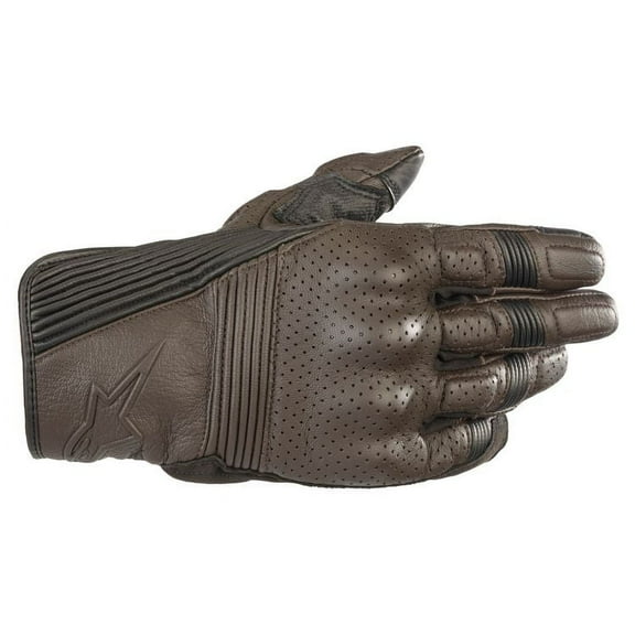 Alpinestars Mustang V2 Leather Motorcycle Gloves Brown/Black XXL