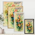 thumbnail image 4 of Designart 'Ancient Fresh Flowers Bouquet Of Wildflowers' Traditional Framed Canvas Wall Art Print, 4 of 5