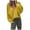 Yellow, variant on Womens Sweaters Women Fashion V-neck Loose Pullover Solid Color Long Sleeves Sweater Tops