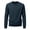 146#Navy, variant on Mens Soft Textured Pullover Sweatshirts Waffle Knit Crew Neck Solid Color Long Sleeve Tops for Men Red XL