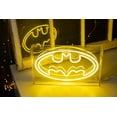 thumbnail image 3 of Batman 899183 12 x 7 in. Logo Boxed Neon Light Box, 3 of 7