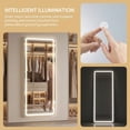 thumbnail image 5 of Modern LED Full-Length Mirror with Rounded Corners, 3 Color Temperatures, Touch Control, Floor & Wall Mountable, Anti-Fog for Bedroom/Bathroom(16" x60"), 5 of 9