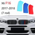 thumbnail image 1 of 3pcs Car Grille Strip Trim For Bmw X1 X2 X3 X4 X5 X6 X7 Z4 E84 F48 F39 F25 F26 E83 E70 E71 F15 F16 G05 G01 G02 G06 G07 M Sport, 1 of 1