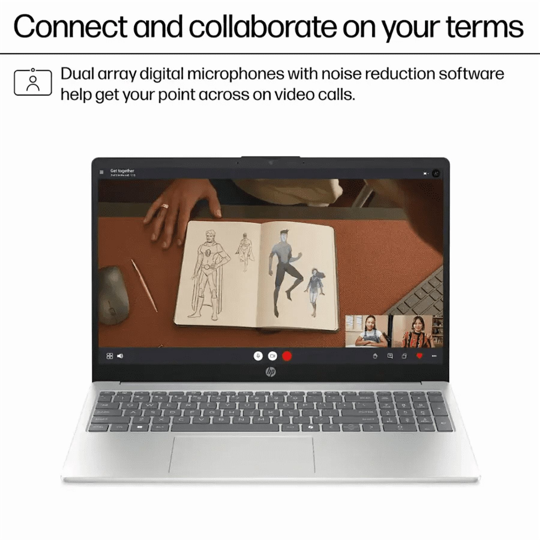 HP Laptop on Sale Clearance 2025 | 15.6" HD Touchscreen Laptop | AMD Ryzen 5 7520U (Beat Intel Core i7-4930K) | 16GB LPDDR5 RAM | 256GB SSD | Wi-Fi 6 | Windows11 | W/Mouse