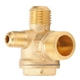thumbnail image 1 of Check Valve Brass Material Thread Connection Air Compressor Pump Accessories 1/2x3/8x10, 1 of 1