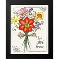 thumbnail image 2 of Grove, Beth 12x14 Black Modern Framed Museum Art Print Titled - Sunny Bouquets I, 2 of 5