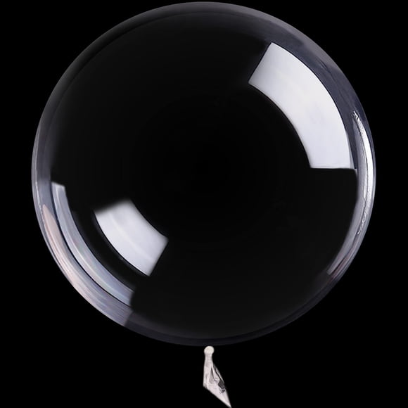Ballons Bobo à Hélium de 24 Pouces pour Ballons Bobo à LED, Ballons Lumineux pour Noël, Mariage, Décorations de Fête d'Anniversaire (Transparent, 50 Pack, Guirlande LED Non Incluse)