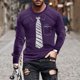thumbnail image 1 of Blusas y camisas de manga larga y cuello redondo, camisetas casuales de moda para hombre, camisetas deportivas con estampado navideño, camisetas de manga larga, blusas de manga larga y cuello redondo,, 1 of 4