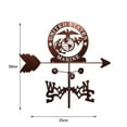 thumbnail image 4 of Transemion Stainless Steel Weather Vane Retro Farm Scene Garden Stake Weathervane Professional Measuring Tools  No.5, 4 of 7