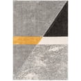 thumbnail image 2 of Well Woven Lolly Mori Abstract Geometric Yellow Grey 9'3" x 12'6" 3D Texture Shag Area Rug, 2 of 7