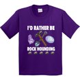 thumbnail image 3 of Inktastic Rock Hounding Rock Collector Youth T-Shirt, 3 of 5