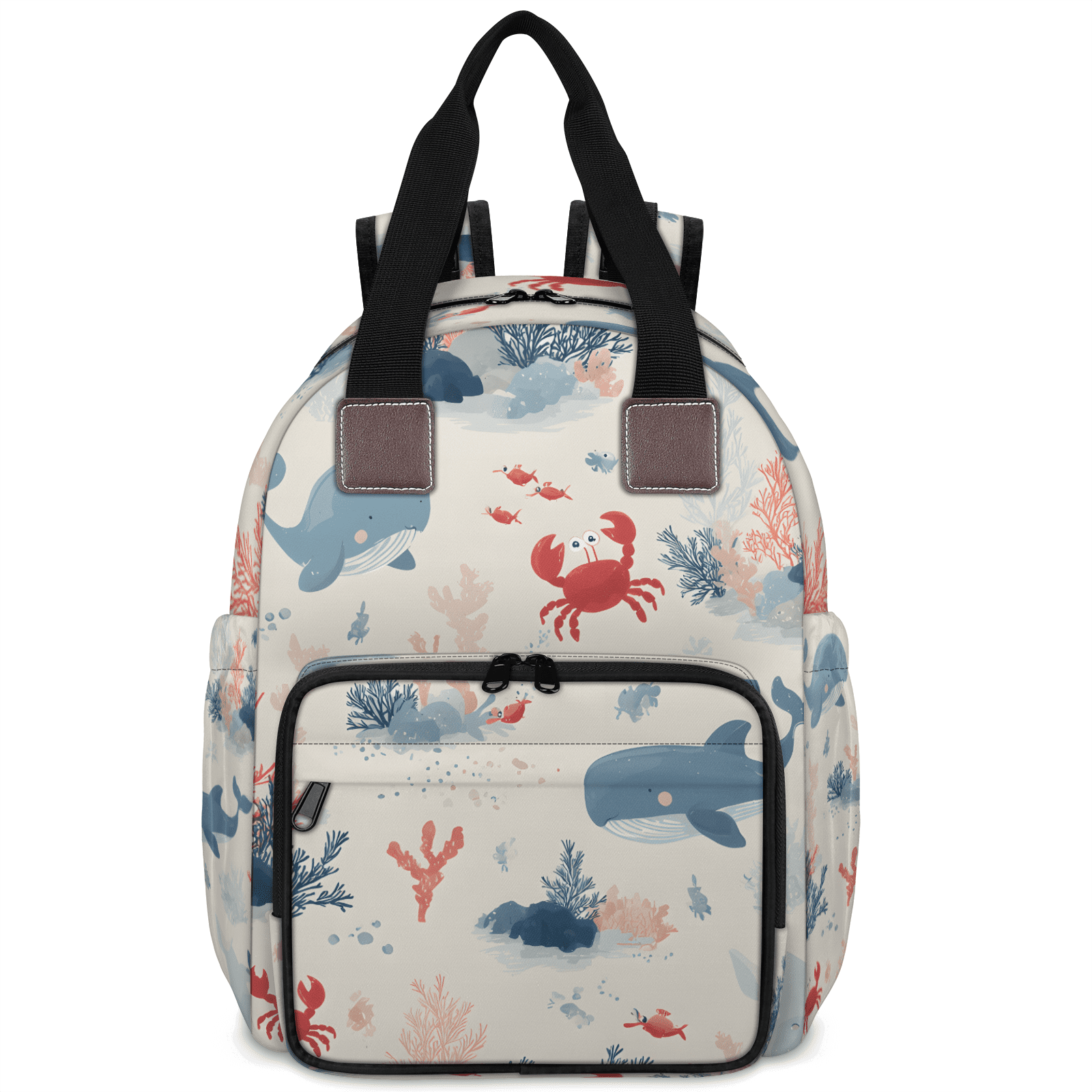 Multifunctional Diaper Bag Backpack with USB Port & Stroller Straps,Large Capacity Maternity Baby Bag for Mom & Dad