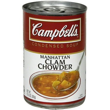 Campbell's Manhattan Clam Chowder Condensed Soup, 10.75 oz ...