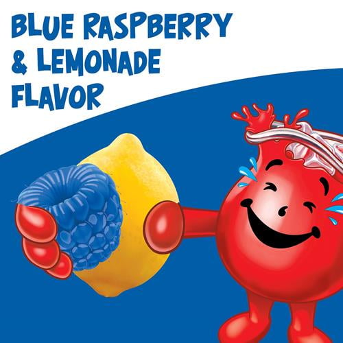 Kool-Aid Caffeine Free Blue Raspberry Lemonade Sweetened Powdered Drink Mix 1 Count 20 Oz Canister - Pack of 2