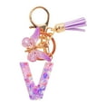 thumbnail image 4 of Kchsji Initial Letter Keychains for Women Personalized Tassel Keychain for Car Wallet Backpack Bag Custom Resin Name Keychain Accessory for Birthday Christmas Valentine's Day Easter Gifts, 4 of 4