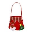 thumbnail image 4 of Vikakiooze 2023 Christmas Reticle Bag Hanging Decoration Cute Storage Bag Candy Filler Gift For Friends Family Kids Xmas Tree Santa, 4 of 5
