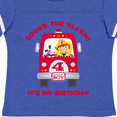thumbnail image 4 of Inktastic Fire Truck 4th Birthday Boy Boys Toddler T-Shirt, 4 of 5