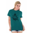 thumbnail image 3 of Nautical Whale Wheel Spiritual Animal Men's Graphic T Shirt Tees Brisco Brands 2X, 3 of 6