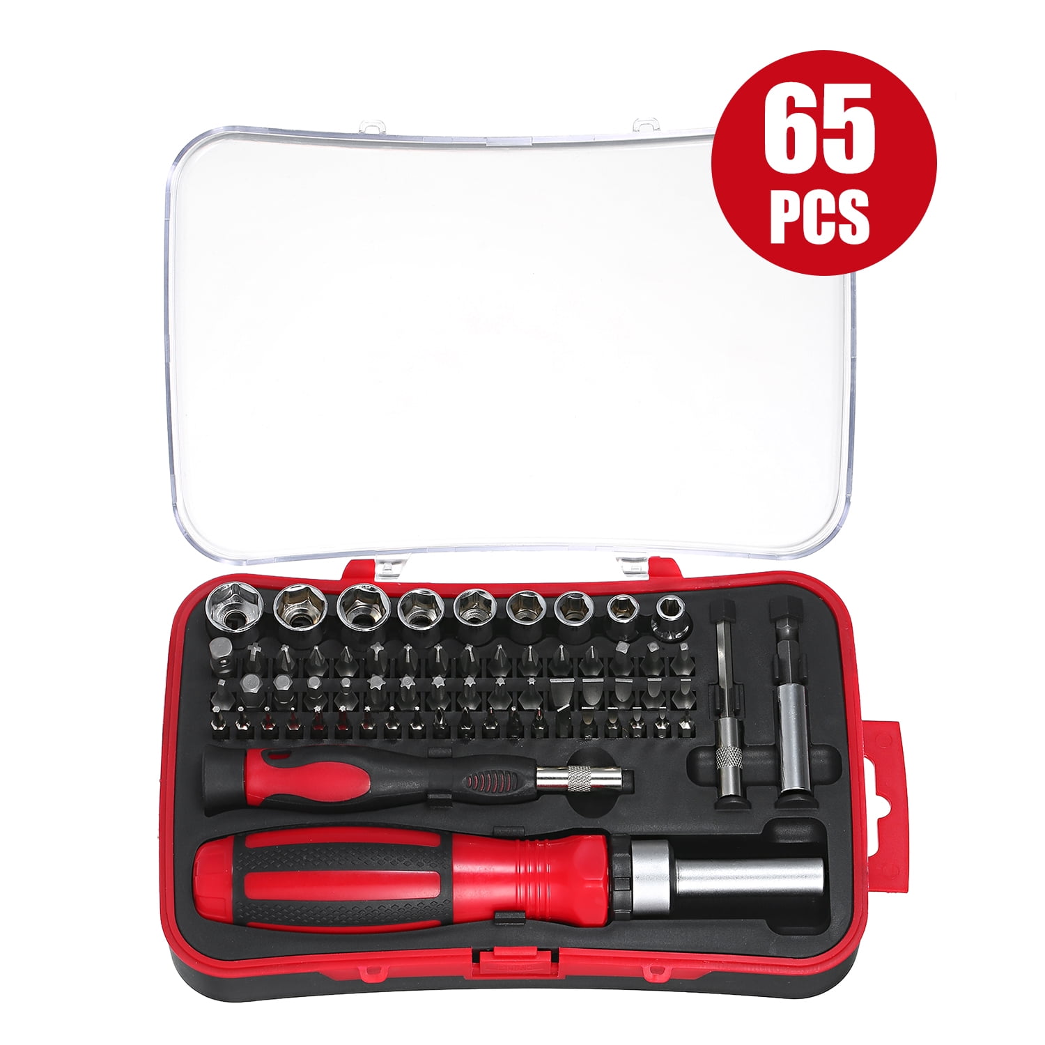 65PCS Ratchet Nut Driver and Screwdriver Kit Screw Driver