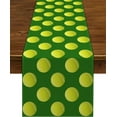 thumbnail image 2 of Tennis Ball Table Runner Sports Themed Event Birthday Party Decoration Home Dining Room Kitchen Table Decor 90 Inches Long, 2 of 5