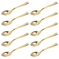 thumbnail image 1 of 24pcs Mini cucharas plásticas cucharas torta de cucharas desechables Postre cucharas de helados para Casa Comprar Partido de oro HOMEMAXS mx5846606, 1 of 5