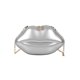 thumbnail image 4 of Bolsa Labios Mujeres PVC Cadena Mensajero Hombro Fiesta Embrague (Plata) Ehuebsd  Para Estrenar, 4 of 7