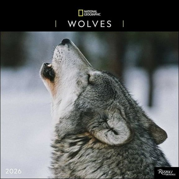 National Geographic: Wolves 2026 Wall Calendar, (Paperback)
