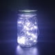 thumbnail image 3 of Lámpara solar de frasco de vidrio con forma de tarro de vidrio, cadena de luces LED con alambre de cobre, hada estrellada, luciérnaga, tapa de frasco de vidrio solar, 3 of 5