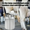 thumbnail image 2 of Sinyiin Premium Stainless Steel 10L Milking Pail For Dairy Animals Heat Resistant Easy to Clean Accessories, 2 of 9