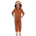 thumbnail image 5 of Curious George Union Suit Toddler One Piece Hooded Loungewear Pajamas, 5 of 6