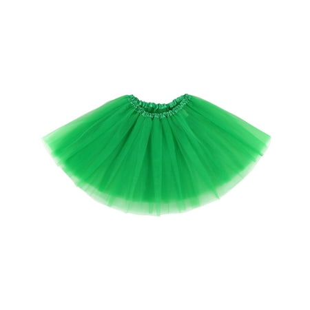 Adult Classic 3-layered Tulle Tutu Ballet Skirts Ruffle Pettiskirt, Dark Green