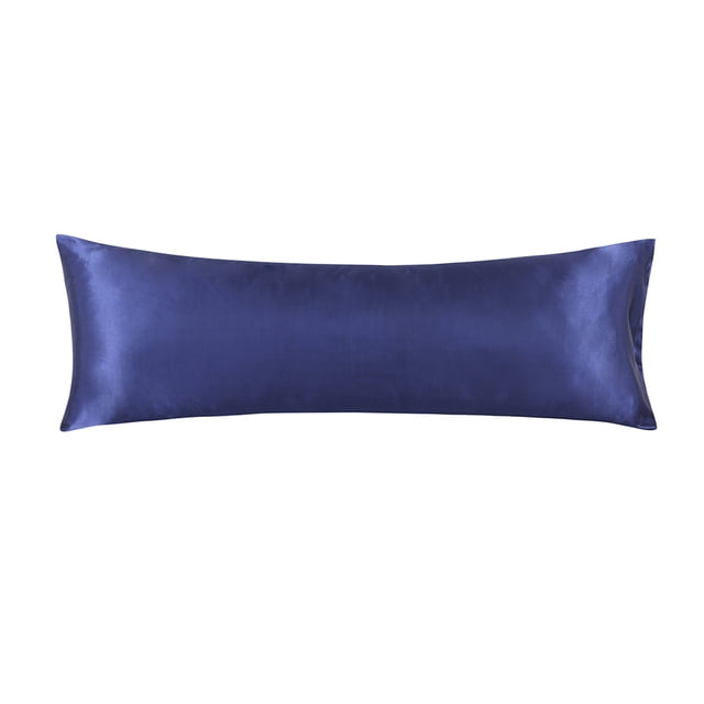 Funda de almohada de 1 pieza, cierre de sobre, funda de almohada para el cuerpo, sábana de poliéster lavable, azul oscuro Methold HA004516-01
