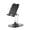 Black, variant on Multi Corner Rotating Alloy Tablet Stand Built In Cable Management Framework Anti Scratch Desktop Security