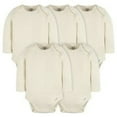 thumbnail image 6 of Gerber Onesies Brand Baby Gender Neutral Long Sleeve Bodysuits, 5 Pack, 6 of 6