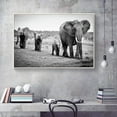thumbnail image 3 of wall26 Floating Framed Canvas Wall Art for Living Room, Bedroom Black and White Wild Animal Canvas Prints for Home Decoration Ready to Hang - 24x36 inches, 3 of 4