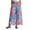 #4-Blue, variant on Petite Linen Pants for Women Wide Leg High Waisted Palazzo Pants Baggy Trendy Flowy Floral Teacher Pant with Pockets Beige S