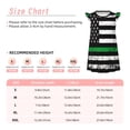thumbnail image 3 of Vsdgher Chemises de Nuit Drapeau Américain pour Filles Manches Courtes à Volants Robe de Nuit Pyjama pour Fête Pyjama-TG, 3 of 6