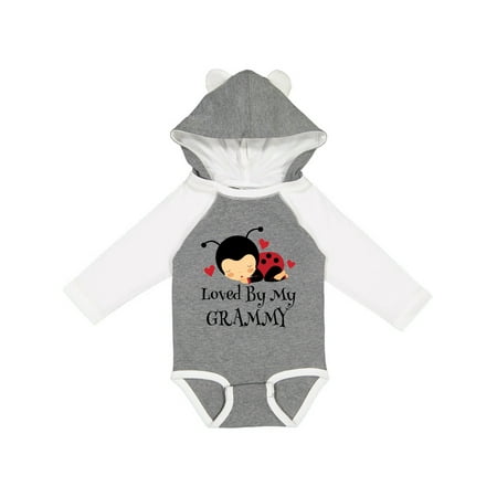 

Inktastic Loved by My Grammy Gift Baby Boy or Baby Girl Long Sleeve Bodysuit