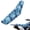 Blue Galloping Horse Camo, variant on XYZCANDO Motorcycle Seat Cover with Camouflage Leopard Pattern, Universal Soft Pu Cover for Crf Wr Wrf Rmz Yzf Sxf Dirt Pit Bike Motocross Off Road