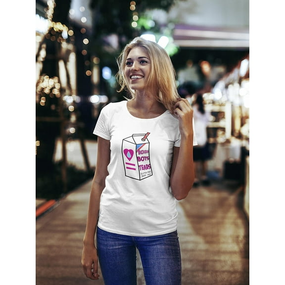 100 Boys Tears Gluten Free T-Shirt Women -Image by Shutterstock, Female Medium