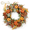 Orange Yellow, variant on Valery Madelyn 24 inches Pre-Lit Fall Wreath Lighted Thanksgiving Wreath with Red Orange White Pumpkin & Pine Cone Harvest Wreath for Front Door Fireplace Farmhouse
