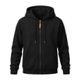 thumbnail image 5 of SELONE Mens 2 Piece Sets Joggers Big and Tall Full Zipper Hoodies Solid Cargo Pant with Pockets Fall Fashion Tracksuit, 5 of 9