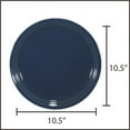 thumbnail image 5 of Mainstays Chiara Stoneware Round Navy 10.5" Dinner Plate, 5 of 5