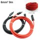 thumbnail image 1 of Cable De Extensión Del Panel Solar Cable fotovoltaico Cable de cobre 12/10 AWG Conector solar fotovoltaico (6 mm 9 m), 1 of 9
