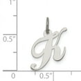 thumbnail image 4 of 925 Sterling Silver Dainty Letter K Initial Name Monogram Necklace Charm Pendant, 4 of 8